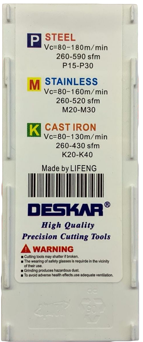 Фото 7: 16IR 10UN LDA пластина резьбовая DESKAR