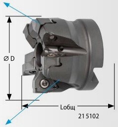 Фото 2: 215102 63/6 фреза торцевая насадная