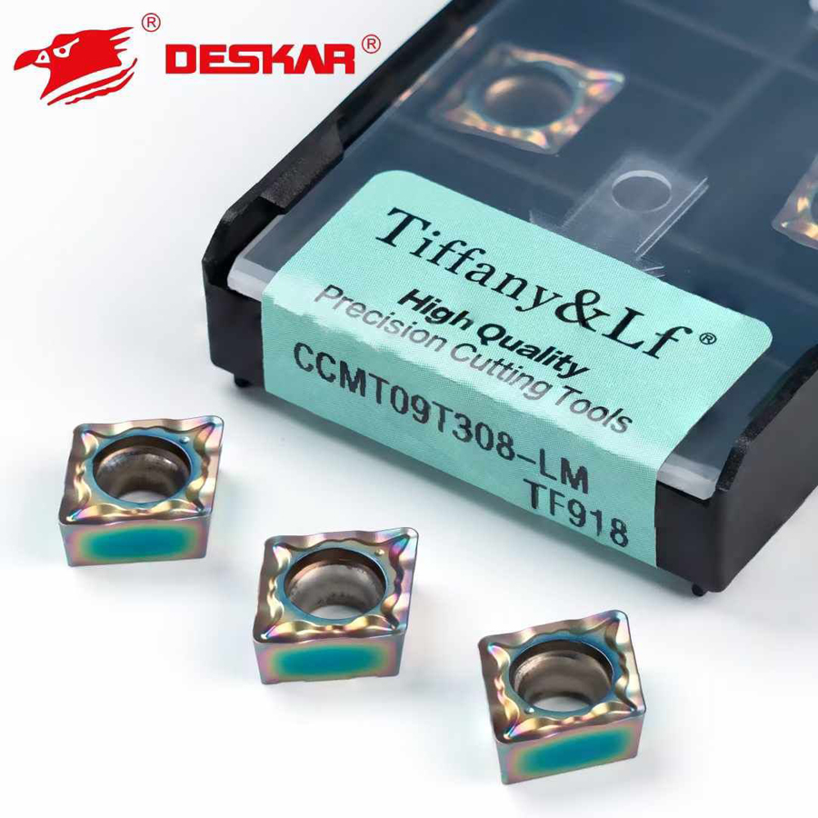 Фото 2: CCMT 09T308 LM TF918 пластина для точения DESKAR
