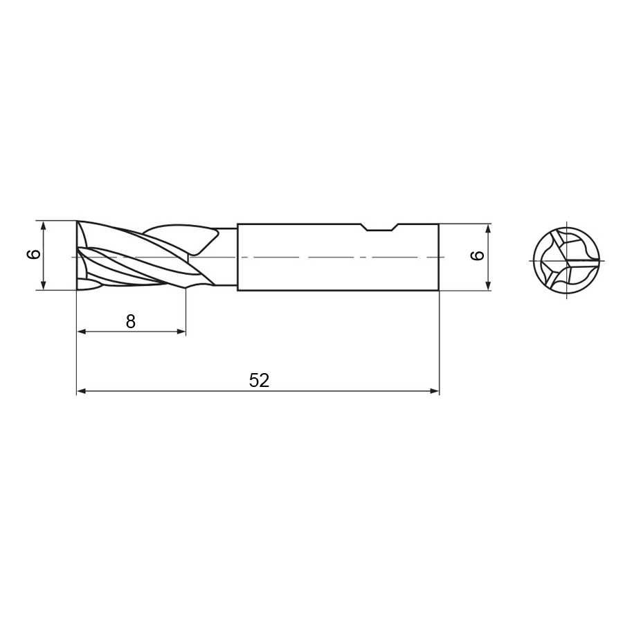 Фото 2: 230418.060 фреза шпоночная