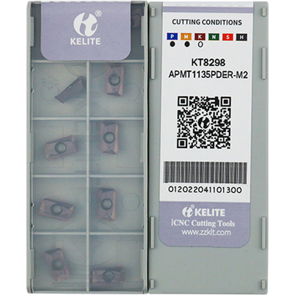 Фото 2: APMT 1135PDER M2 KT8298 пластина для фрез Kelite