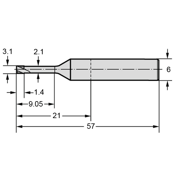 Фото 2: H5083008-M4 резьбофреза