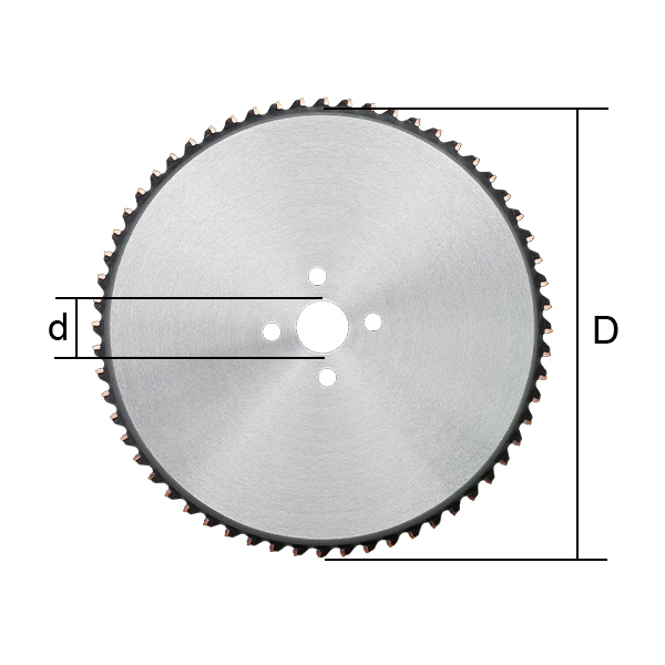 Фото 4: Пильный диск 380x2.6x2.25х40 z=80 по металлу с тв. пласт. Cermet Qtool