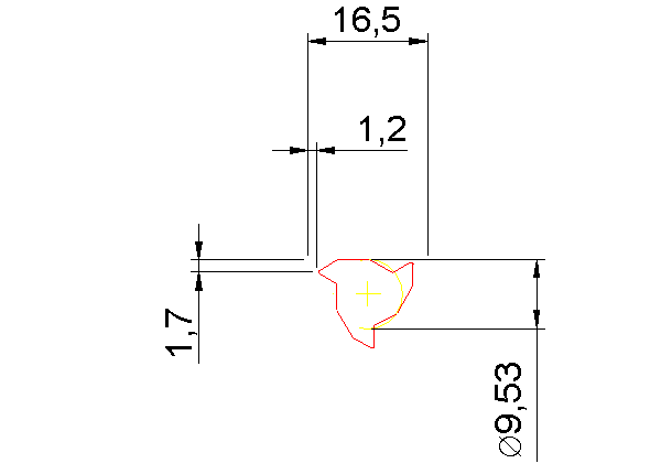 Фото 2: 16EL 1.75-3.0 HB7010 пластина резьбовая