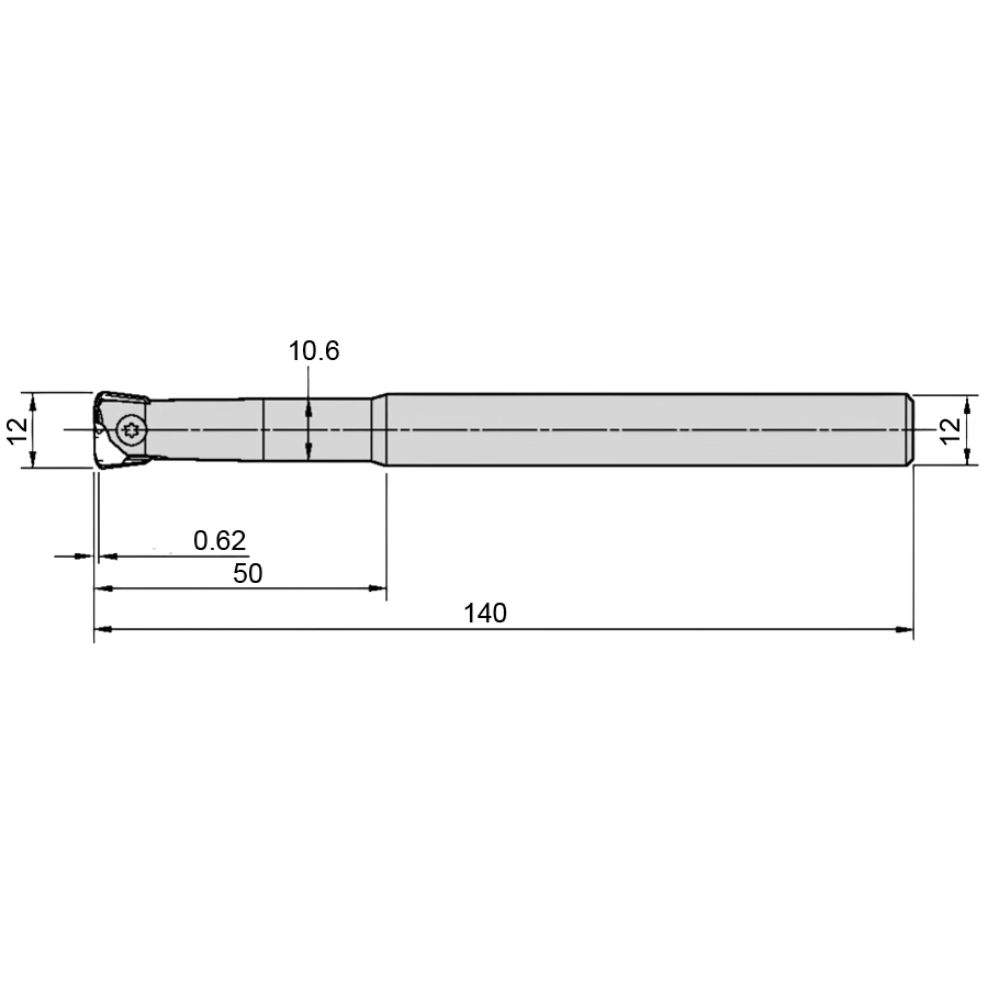 Фото 2: M270TD012A12L140 фреза