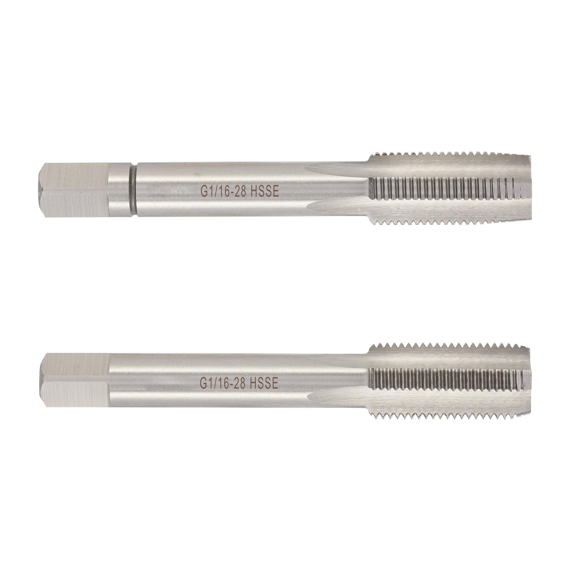 1/16 -28-GBSP DIN5157 55° 63мм набор метчиков 2 шт. Qtool - фотография 1 Фото 1: 1/16 -28-GBSP DIN5157 55° 63мм набор метчиков 2 шт. Qtool