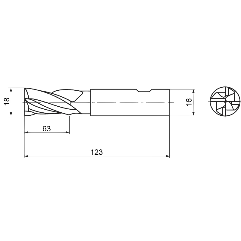 Фото 2: 121518.180 фреза