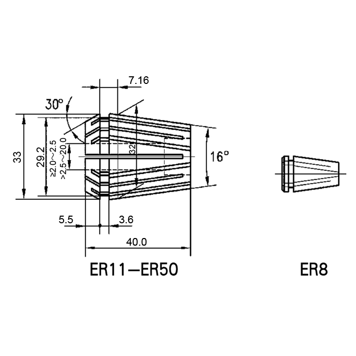 Фото 2: ER32-1 цанга Zegyo