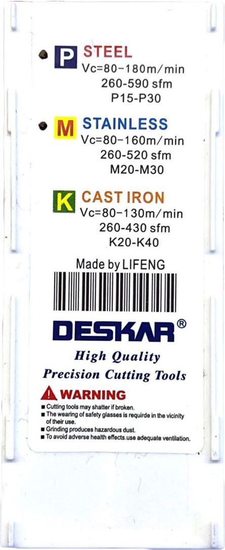 Фото 6: 16IR EL 2.2 LDA пластина отрезная, канавочная DESKAR