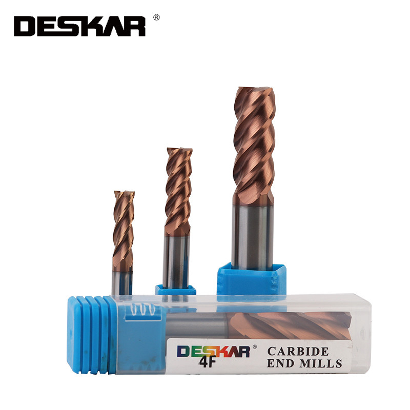 Фото 3: 4х4х10х50 ц/х 2F nACo фреза концевая DESKAR