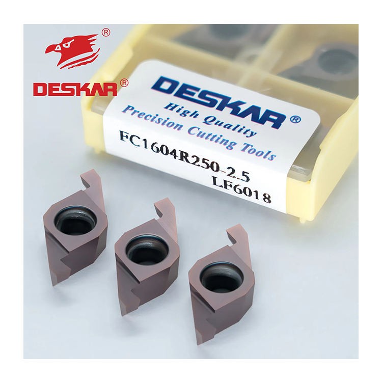 Фото 4: FC 1604R250 2.5 LF6018 пластина отрезная, канавочная DESKAR