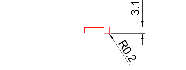 Фото 2: SPN 3.1 HB7035 отрезная, канавочная пластина