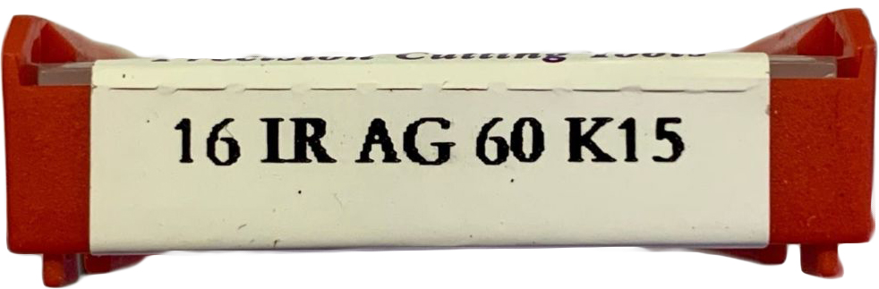 16IR AG60 K15 пластина резьбовая DESKAR - фотография 8 Фото 8: 16IR AG60 K15 пластина резьбовая DESKAR