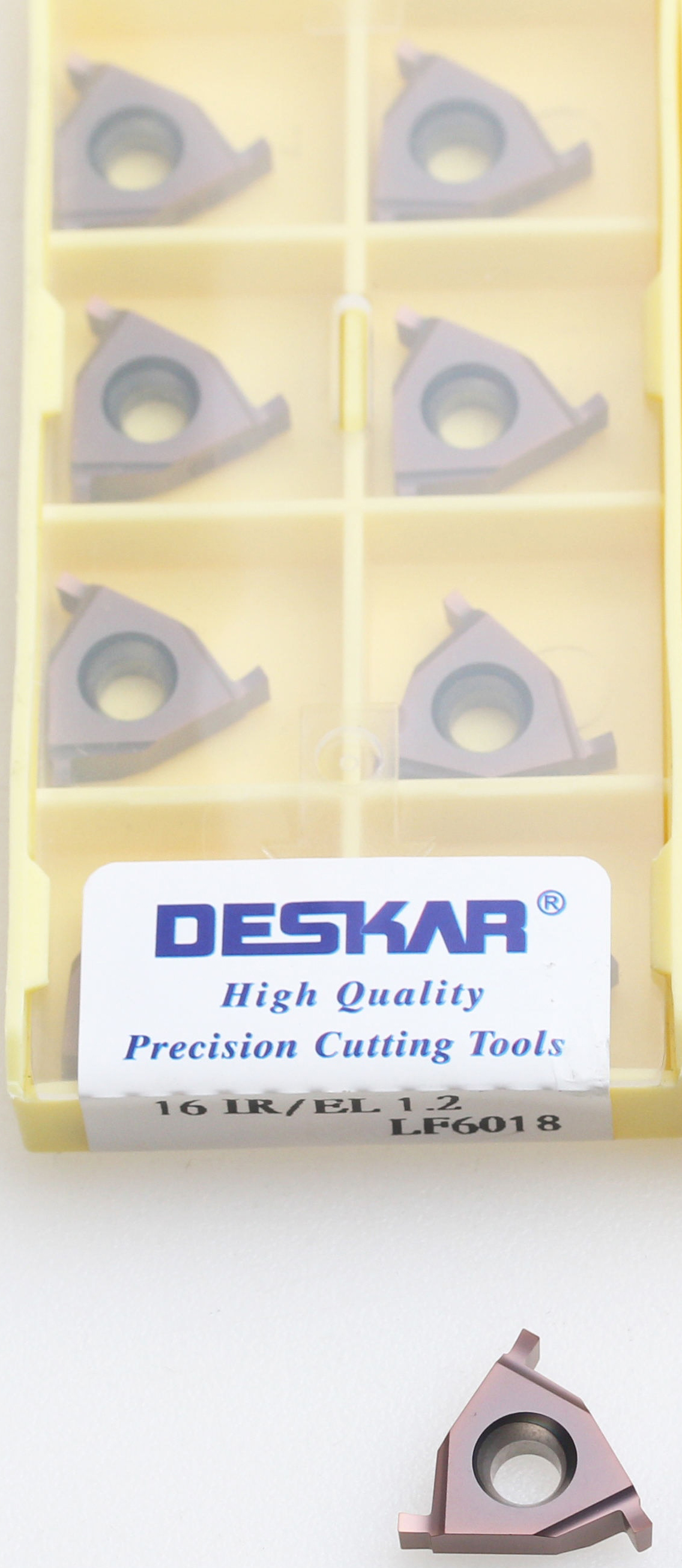 Фото 3: 16IR EL 1.2 LF6018 пластина отрезная, канавочная DESKAR