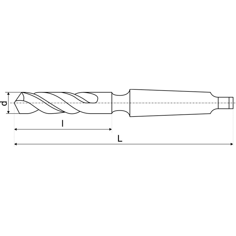 Фото 2: 36,0х295х426 сверло к/х удлиненное Р6М5