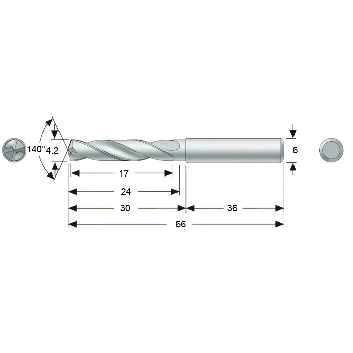 Фото 2: SD1103-0420-017-06R1 сверло твердосплавное