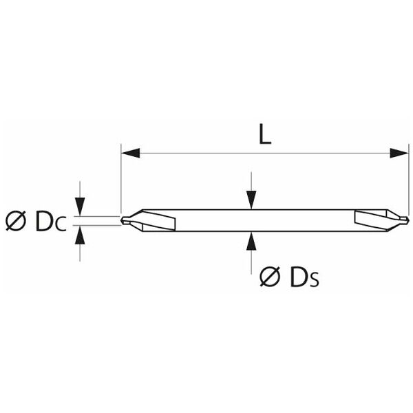 111300 2,5 схема центровочного сверла
