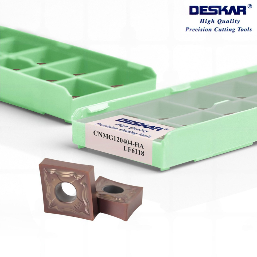 Фото 3: CNMG 120404 HA LF6118 пластина для точения DESKAR