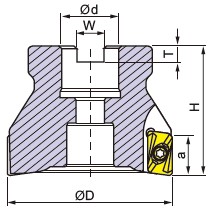 Фото 2: BAP 400R 160-40-8T корпусная фреза QTOOL под APMT1604**