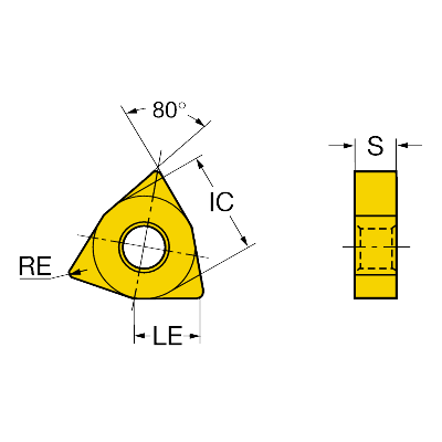 Фото 2: WNMG 060404 XM GC15 пластина для точения