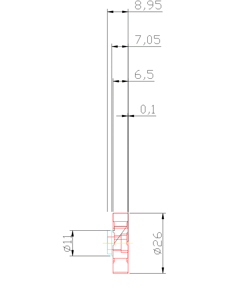 Фото 2: 217258 6.5 пластина резьбовая