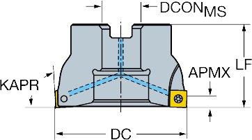 Фото 2: 490-080Q27-14M фреза со сменными пластинами