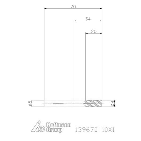 Фото 2: 139670 M10x1 резьбофреза