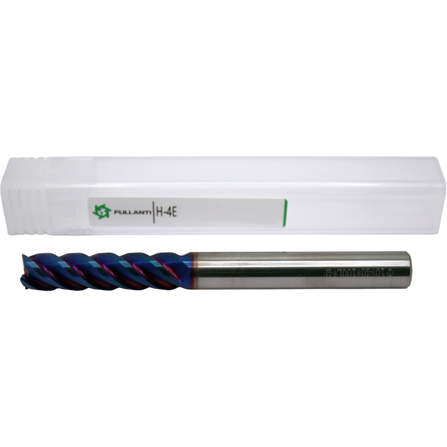 5.0х5х20х75 4F AlTiSiN фреза концевая 68HRC H-4E Qtool - фотография 3 Фото 3: 5.0х5х20х75 4F AlTiSiN фреза концевая 68HRC H-4E Qtool