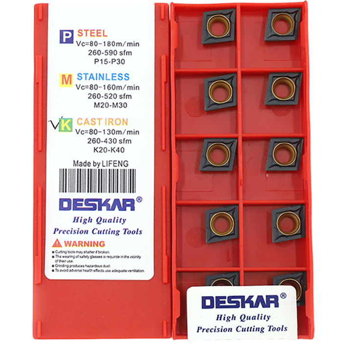 Фото 6: CCMT 060204 LF3018 пластина для точения DESKAR
