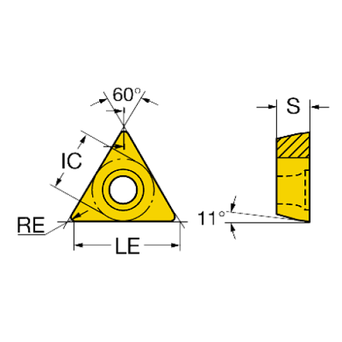 Фото 2: TPMT 06T104 PF 4025 пластина для точения