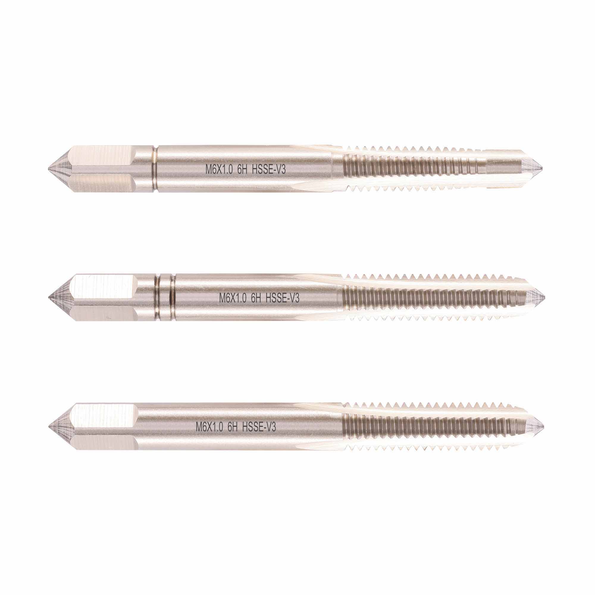 М 6.0х1.0 с цапфой DIN352 HSS-EV3 6h набор метчиков 3 шт Qtool - фотография 1 Фото 1: М 6.0х1.0 с цапфой DIN352 HSS-EV3 6h набор метчиков 3 шт Qtool