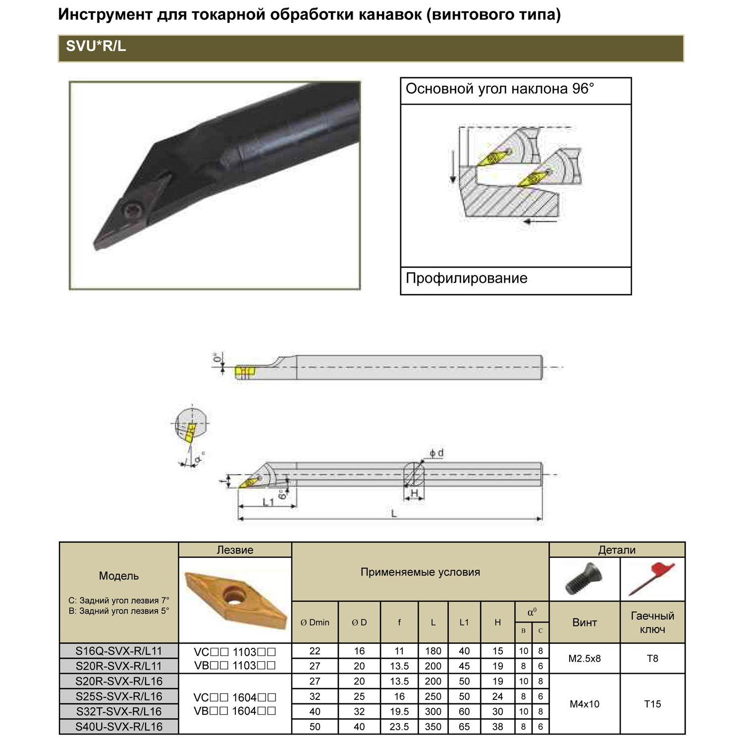 Фото 2: S32T-SVXBR16 державка токарная (z) Qtool