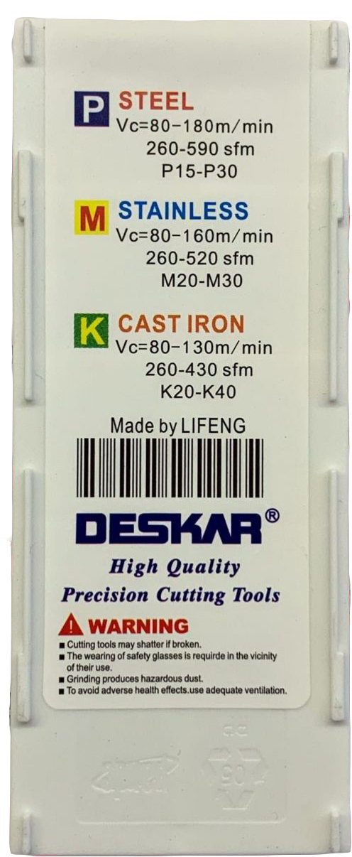 Фото 6: 16IR 12UN LDA пластина резьбовая DESKAR