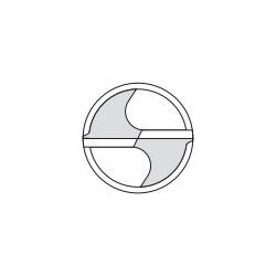 160.175f схема твердосплавного сверла вид спереди