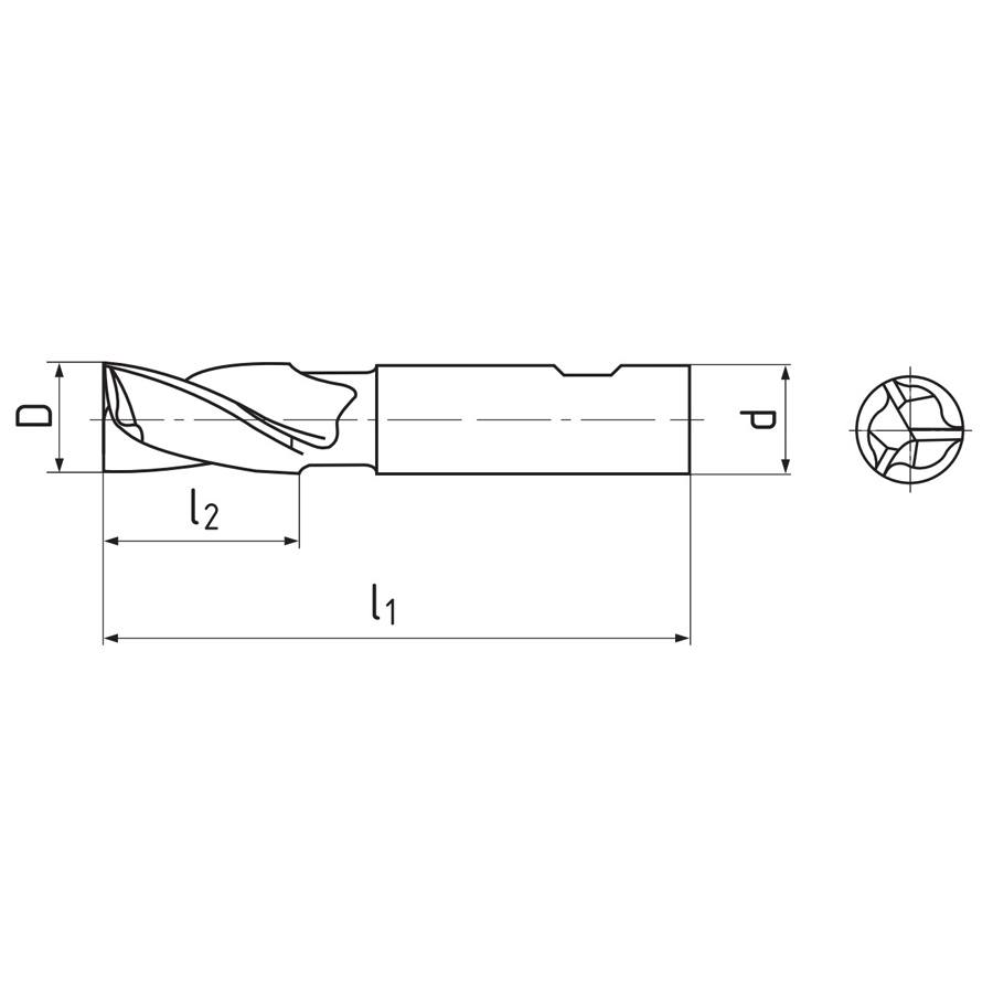 Фото 2: 230417.080 фреза шпоночная