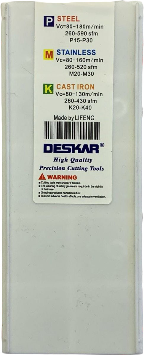 Фото 9: 22IR 3.5 ISO LDA пластина резьбовая DESKAR