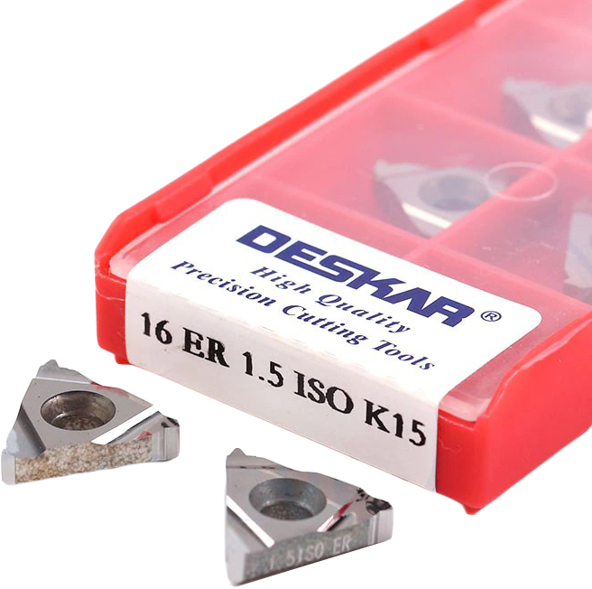 Фото 3: 16ER 1.5 ISO K15 пластина резьбовая DESKAR