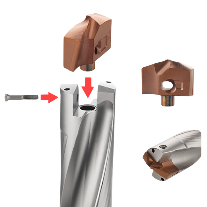 Фото 3: JCD C25-220-8D корпусное сверло под головку Weila (DESKAR)