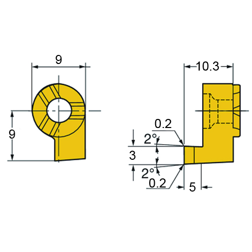 Фото 2: MB-09FA300-02-14L 1025 головка сменная для корпусного сверла