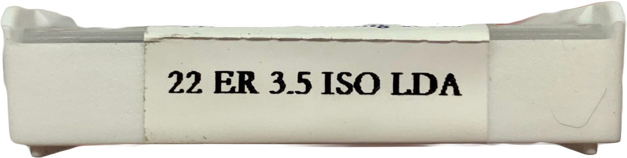 Фото 5: 22ER 3.5 ISO LDA пластина резьбовая DESKAR