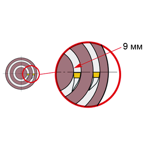 Фото 3: MB-09FA250-02-14L 1025 головка сменная для корпусного сверла