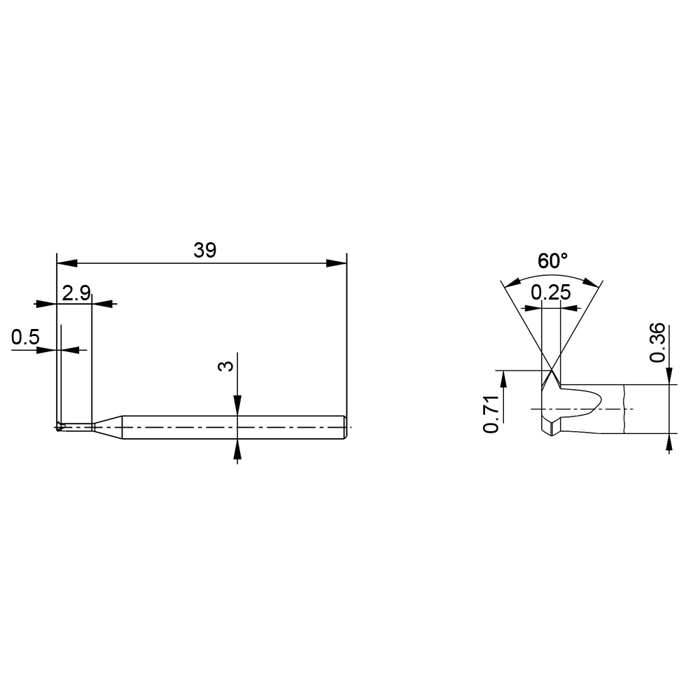 Фото 2: GW3016VS M1x0.25 резьбофреза