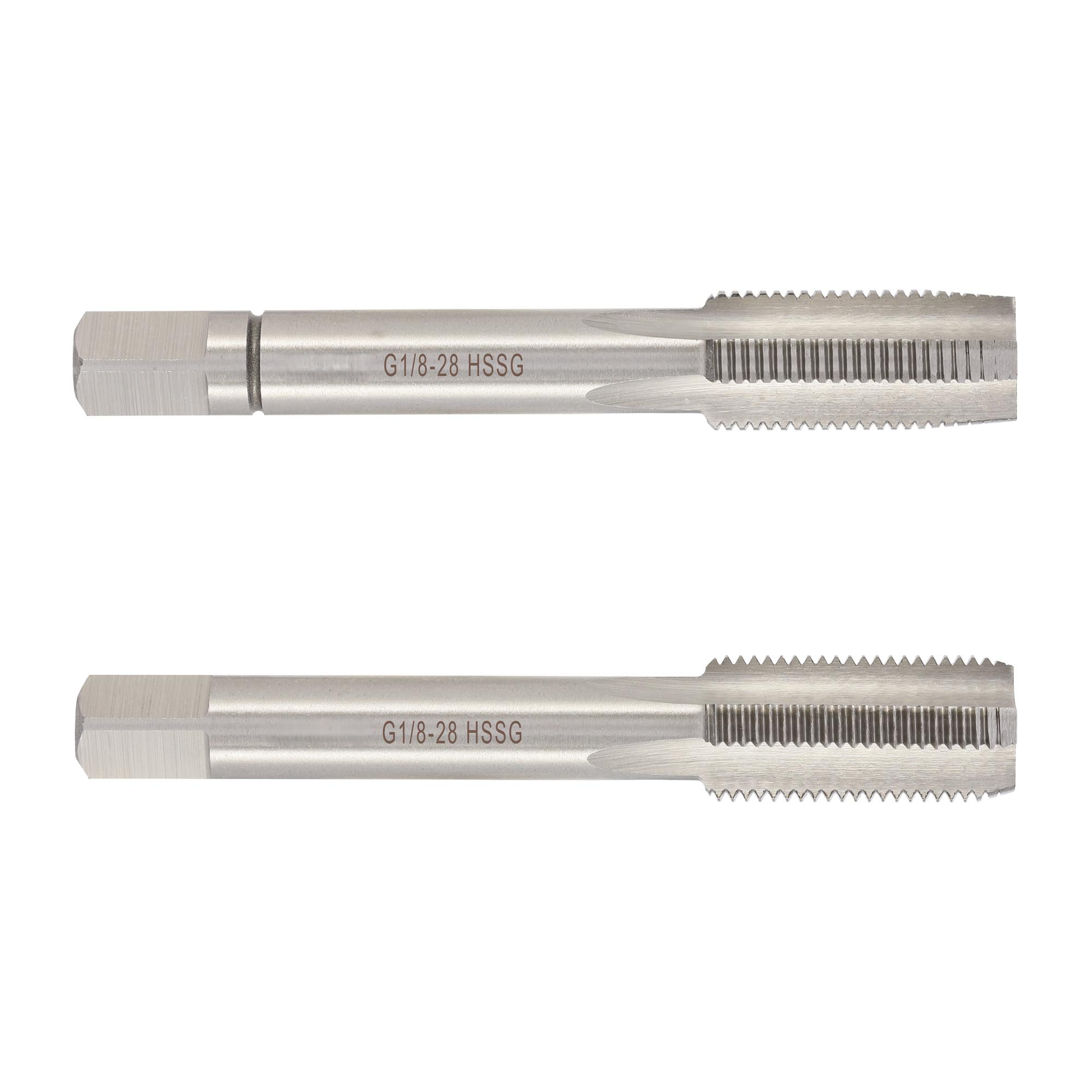 1/8 -28-GBSP DIN5157 55° 63мм a=5 набор метчиков 2 шт. Qtool - фотография 1 Фото 1: 1/8 -28-GBSP DIN5157 55° 63мм a=5 набор метчиков 2 шт. Qtool