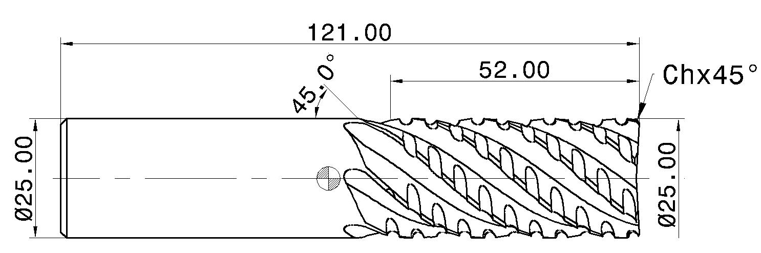 Фото 2: ECR-B6MF 25-52W25-121 фреза