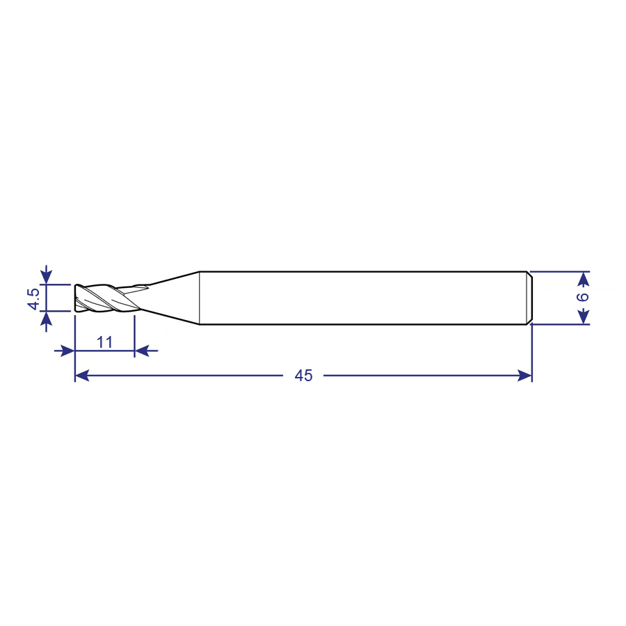 Фото 2: 4SCE 045 110 S06 фреза