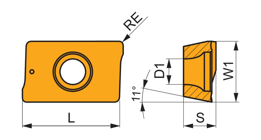 Фото 2: APKT 160431 HM 8340 пластина для фрез