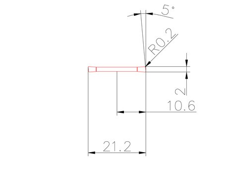 Фото 2: 273682 2 HB7020 отрезная, канавочная пластина