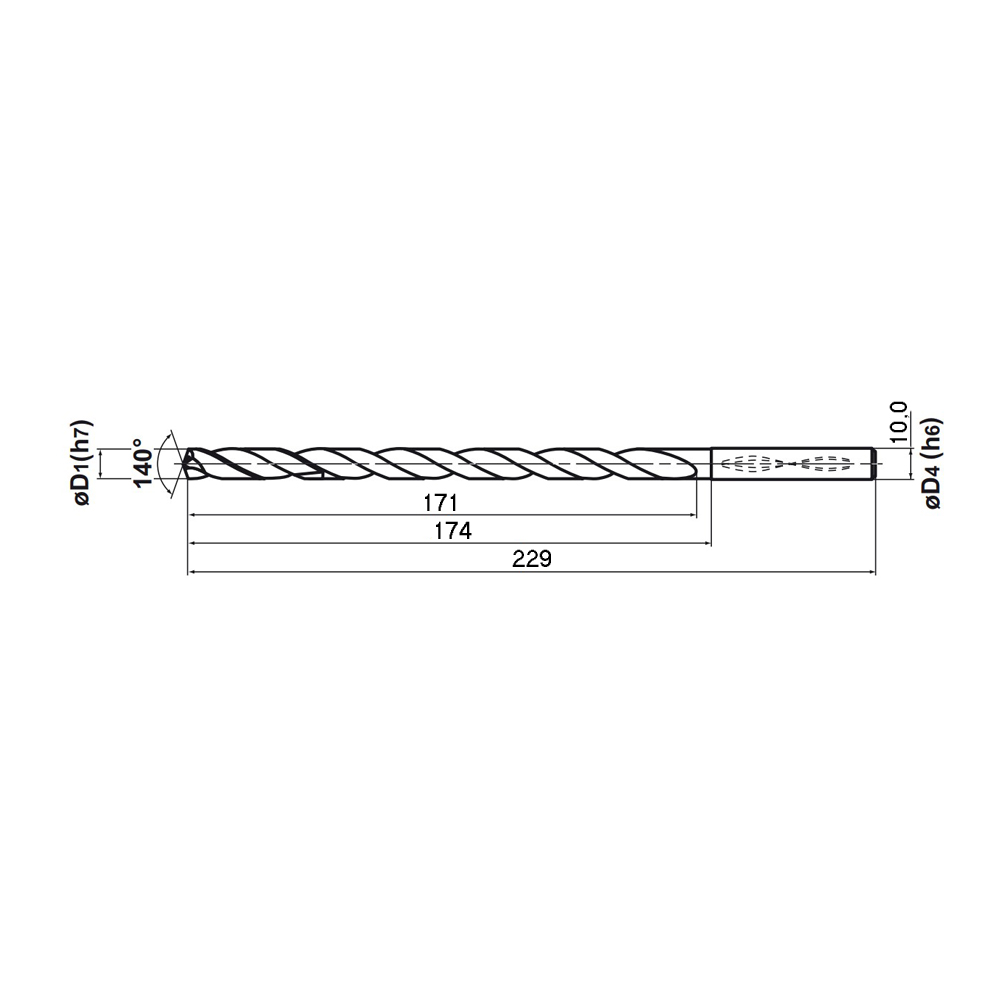 mws0910x15db vp15tf схема твердосплавного сверла с размерами