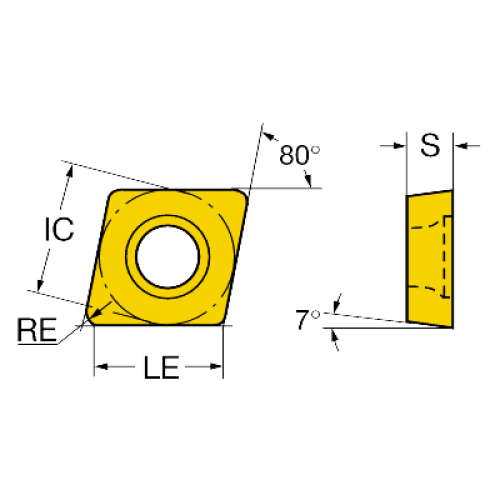 Фото 2: CCGT 060201 UM 1115 пластина для точения