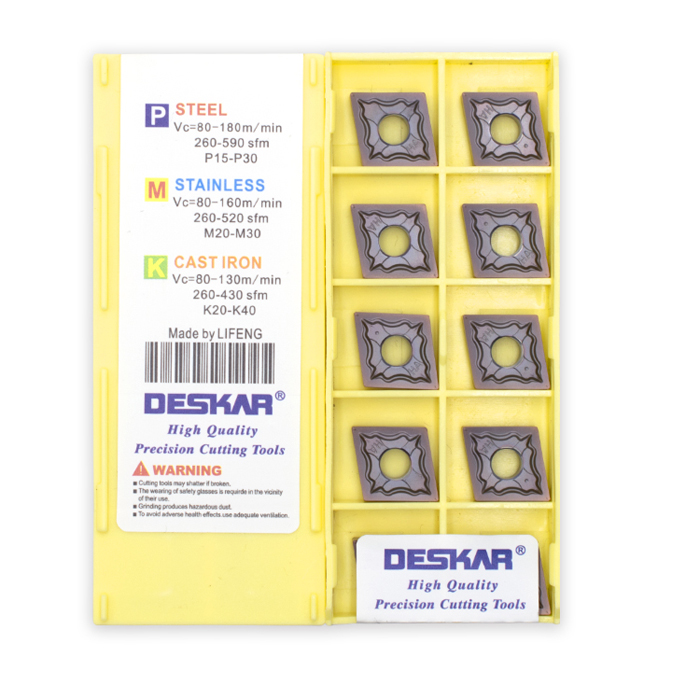 Фото 4: CNMG 120404 HA LF6018 пластина для точения DESKAR